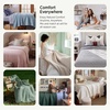image:imageBedsure 100 Cotton Oversized King Blanket for Spring Summer Waffle Weave Couch Cover California King Blanket Thin Lightweight Breathable Bedding Gifts for Women Men Teens Linen 120x94Linen