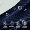 image:imageBedsure 100 Cotton Oversized King Blanket for Spring Summer Waffle Weave Couch Cover California King Blanket Thin Lightweight Breathable Bedding Gifts for Women Men Teens Linen 120x94Navy Blue