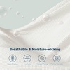 image:imageBedsure 100 Cotton Oversized King Blanket for Spring Summer Waffle Weave Couch Cover California King Blanket Thin Lightweight Breathable Bedding Gifts for Women Men Teens Linen 120x94Ivory