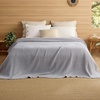 image:imageBedsure 100 Cotton Oversized King Blanket for Spring Summer Waffle Weave Couch Cover California King Blanket Thin Lightweight Breathable Bedding Gifts for Women Men Teens Linen 120x94Grey