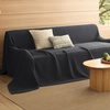 image:imageBedsure 100 Cotton Oversized King Blanket for Spring Summer Waffle Weave Couch Cover California King Blanket Thin Lightweight Breathable Bedding Gifts for Women Men Teens Linen 120x94Dark Grey