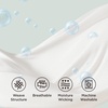 image:imageBedsure 100 Cotton Oversized King Blanket for Spring Summer Waffle Weave Couch Cover California King Blanket Thin Lightweight Breathable Bedding Gifts for Women Men Teens Linen 120x94White