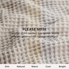 image:imageBedsure 100 Cotton Oversized King Blanket for Spring Summer Waffle Weave Couch Cover California King Blanket Thin Lightweight Breathable Bedding Gifts for Women Men Teens Linen 120x94Linen