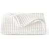 image:imageBedsure 100 Cotton Oversized King Blanket for Spring Summer Waffle Weave Couch Cover California King Blanket Thin Lightweight Breathable Bedding Gifts for Women Men Teens Linen 120x94White