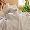 image:imageBedsure 100 Cotton Oversized King Blanket for Spring Summer Waffle Weave Couch Cover California King Blanket Thin Lightweight Breathable Bedding Gifts for Women Men Teens Linen 120x94Linen