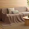 image:imageBedsure 100 Cotton Oversized King Blanket for Spring Summer Waffle Weave Couch Cover California King Blanket Thin Lightweight Breathable Bedding Gifts for Women Men Teens Linen 120x94Coffee Brown