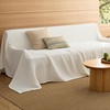 image:imageBedsure 100 Cotton Oversized King Blanket for Spring Summer Waffle Weave Couch Cover California King Blanket Thin Lightweight Breathable Bedding Gifts for Women Men Teens Linen 120x94Ivory