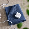image:imageBedsure 100 Cotton Teal Blanket Queen Size for Bed  Cooling Breathable and Soft for Summer Thick Cozy Waffle Weave Blanket Gifts for Women 90x90 Inches10 Navy