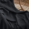 image:imageBedsure 100 Cotton Teal Blanket Queen Size for Bed  Cooling Breathable and Soft for Summer Thick Cozy Waffle Weave Blanket Gifts for Women 90x90 Inches11 Black
