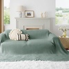 image:imageBedsure 100 Cotton Teal Blanket Queen Size for Bed  Cooling Breathable and Soft for Summer Thick Cozy Waffle Weave Blanket Gifts for Women 90x90 Inches04 Sage Green