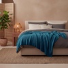 image:imageBedsure 100 Cotton Teal Blanket Queen Size for Bed  Cooling Breathable and Soft for Summer Thick Cozy Waffle Weave Blanket Gifts for Women 90x90 Inches07 Teal