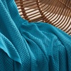 image:imageBedsure 100 Cotton Teal Blanket Queen Size for Bed  Cooling Breathable and Soft for Summer Thick Cozy Waffle Weave Blanket Gifts for Women 90x90 Inches19 Teal Blue