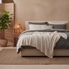 image:imageBedsure 100 Cotton Teal Blanket Queen Size for Bed  Cooling Breathable and Soft for Summer Thick Cozy Waffle Weave Blanket Gifts for Women 90x90 Inches02 Beige