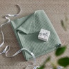 image:imageBedsure 100 Cotton Teal Blanket Queen Size for Bed  Cooling Breathable and Soft for Summer Thick Cozy Waffle Weave Blanket Gifts for Women 90x90 Inches04 Sage Green