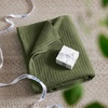 image:imageBedsure 100 Cotton Teal Blanket Queen Size for Bed  Cooling Breathable and Soft for Summer Thick Cozy Waffle Weave Blanket Gifts for Women 90x90 Inches11 Moss Green