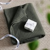 image:imageBedsure 100 Cotton Teal Blanket Queen Size for Bed  Cooling Breathable and Soft for Summer Thick Cozy Waffle Weave Blanket Gifts for Women 90x90 Inches05 Olive Green