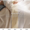 image:imageBedsure 100 Cotton Teal Blanket Queen Size for Bed  Cooling Breathable and Soft for Summer Thick Cozy Waffle Weave Blanket Gifts for Women 90x90 Inches21 Light Beige