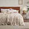 image:imageBedsure 100 Cotton Teal Blanket Queen Size for Bed  Cooling Breathable and Soft for Summer Thick Cozy Waffle Weave Blanket Gifts for Women 90x90 Inches21 Light Beige