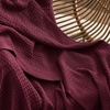 image:imageBedsure 100 Cotton Teal Blanket Queen Size for Bed  Cooling Breathable and Soft for Summer Thick Cozy Waffle Weave Blanket Gifts for Women 90x90 Inches22 Red