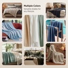 image:imageBedsure 100 Cotton Teal Blanket Queen Size for Bed  Cooling Breathable and Soft for Summer Thick Cozy Waffle Weave Blanket Gifts for Women 90x90 Inches01 White