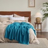 image:imageBedsure 100 Cotton Teal Blanket Queen Size for Bed  Cooling Breathable and Soft for Summer Thick Cozy Waffle Weave Blanket Gifts for Women 90x90 Inches19 Teal Blue