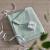 image:imageBedsure 100 Cotton Teal Blanket Queen Size for Bed  Cooling Breathable and Soft for Summer Thick Cozy Waffle Weave Blanket Gifts for Women 90x90 Inches14 Mint