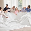 image:imageBedsure 100 Cotton Teal Blanket Queen Size for Bed  Cooling Breathable and Soft for Summer Thick Cozy Waffle Weave Blanket Gifts for Women 90x90 Inches01 White
