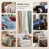 image:imageBedsure 100 Cotton Teal Blanket Queen Size for Bed  Cooling Breathable and Soft for Summer Thick Cozy Waffle Weave Blanket Gifts for Women 90x90 Inches04 Sage Green