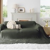 image:imageBedsure 100 Cotton Teal Blanket Queen Size for Bed  Cooling Breathable and Soft for Summer Thick Cozy Waffle Weave Blanket Gifts for Women 90x90 Inches05 Olive Green