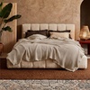 image:imageBedsure 100 Cotton Teal Blanket Queen Size for Bed  Cooling Breathable and Soft for Summer Thick Cozy Waffle Weave Blanket Gifts for Women 90x90 Inches03 Taupe
