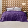 image:imageBedsure 100 Cotton Teal Blanket Queen Size for Bed  Cooling Breathable and Soft for Summer Thick Cozy Waffle Weave Blanket Gifts for Women 90x90 Inches18 Purple