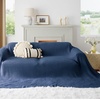 image:imageBedsure 100 Cotton Teal Blanket Queen Size for Bed  Cooling Breathable and Soft for Summer Thick Cozy Waffle Weave Blanket Gifts for Women 90x90 Inches10 Navy