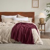 image:imageBedsure 100 Cotton Teal Blanket Queen Size for Bed  Cooling Breathable and Soft for Summer Thick Cozy Waffle Weave Blanket Gifts for Women 90x90 Inches22 Red
