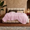 image:imageBedsure 100 Cotton Teal Blanket Queen Size for Bed  Cooling Breathable and Soft for Summer Thick Cozy Waffle Weave Blanket Gifts for Women 90x90 Inches06 Pink