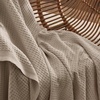 image:imageBedsure 100 Cotton Teal Blanket Queen Size for Bed  Cooling Breathable and Soft for Summer Thick Cozy Waffle Weave Blanket Gifts for Women 90x90 Inches03 Taupe