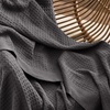 image:imageBedsure 100 Cotton Teal Blanket Queen Size for Bed  Cooling Breathable and Soft for Summer Thick Cozy Waffle Weave Blanket Gifts for Women 90x90 Inches12 Dark Grey