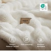 image:imageBedsure 3D Fleece Bubble Blanket for Couch  GentleSoft Green Spring Throw Blanket for Sofa Bed Home Decor  Luxury Soft Cozy Gifts for Women Lightweight All Seasons Sage Green506001 Off White