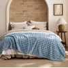 image:imageBedsure 3D Fleece Bubble Blanket for Couch  GentleSoft Green Spring Throw Blanket for Sofa Bed Home Decor  Luxury Soft Cozy Gifts for Women Lightweight All Seasons Sage Green506003 Celestial Blue