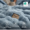 image:imageBedsure 3D Fleece Bubble Blanket for Couch  GentleSoft Green Spring Throw Blanket for Sofa Bed Home Decor  Luxury Soft Cozy Gifts for Women Lightweight All Seasons Sage Green506003 Celestial Blue