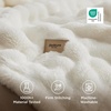 image:imageBedsure 3D Fleece Bubble Blanket for Couch  GentleSoft Green Spring Throw Blanket for Sofa Bed Home Decor  Luxury Soft Cozy Gifts for Women Lightweight All Seasons Sage Green506001 Off White