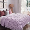 image:imageBedsure 3D Fleece Bubble Blanket for Couch  GentleSoft Green Spring Throw Blanket for Sofa Bed Home Decor  Luxury Soft Cozy Gifts for Women Lightweight All Seasons Sage Green506006 Light Purple