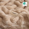 image:imageBedsure 3D Fleece Bubble Blanket for Couch  GentleSoft Green Spring Throw Blanket for Sofa Bed Home Decor  Luxury Soft Cozy Gifts for Women Lightweight All Seasons Sage Green5060Khaki