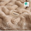 image:imageBedsure 3D Fleece Bubble Blanket for Couch  GentleSoft Green Spring Throw Blanket for Sofa Bed Home Decor  Luxury Soft Cozy Gifts for Women Lightweight All Seasons Sage Green5060Khaki