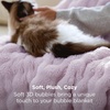 image:imageBedsure 3D Fleece Bubble Blanket for Couch  GentleSoft Green Spring Throw Blanket for Sofa Bed Home Decor  Luxury Soft Cozy Gifts for Women Lightweight All Seasons Sage Green506006 Light Purple
