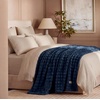 image:imageBedsure 3D Fleece Bubble Blanket for Couch  GentleSoft Green Spring Throw Blanket for Sofa Bed Home Decor  Luxury Soft Cozy Gifts for Women Lightweight All Seasons Sage Green5060Navy Blue