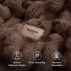 image:imageBedsure 3D Fleece Bubble Blanket for Couch  GentleSoft Green Spring Throw Blanket for Sofa Bed Home Decor  Luxury Soft Cozy Gifts for Women Lightweight All Seasons Sage Green5060Brown