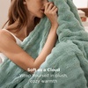 image:imageBedsure 3D Fleece Bubble Blanket for Couch  GentleSoft Green Spring Throw Blanket for Sofa Bed Home Decor  Luxury Soft Cozy Gifts for Women Lightweight All Seasons Sage Green506005 Sage Green