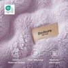 image:imageBedsure 3D Fleece Bubble Blanket for Couch  GentleSoft Green Spring Throw Blanket for Sofa Bed Home Decor  Luxury Soft Cozy Gifts for Women Lightweight All Seasons Sage Green506006 Light Purple