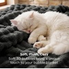 image:imageBedsure 3D Fleece Bubble Blanket for Couch  GentleSoft Green Spring Throw Blanket for Sofa Bed Home Decor  Luxury Soft Cozy Gifts for Women Lightweight All Seasons Sage Green5060Dark Grey