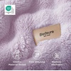 image:imageBedsure 3D Fleece Bubble Blanket for Couch  GentleSoft Green Spring Throw Blanket for Sofa Bed Home Decor  Luxury Soft Cozy Gifts for Women Lightweight All Seasons Sage Green506006 Light Purple
